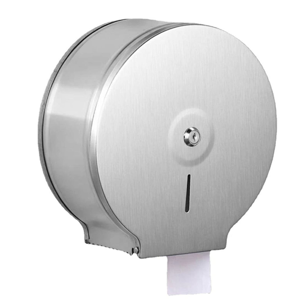 Jumbo Toilettenpapierspender, 22,9cm Grosse Rolle Wandmontage Edelstahl Wasserdichter Toilettenpapie