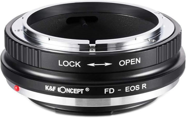 K&F Concept FD-EOS R Bajonettadapter Objektiv Ring für Canon FD Objektiv auf Canon EOS R-Mount Spieg