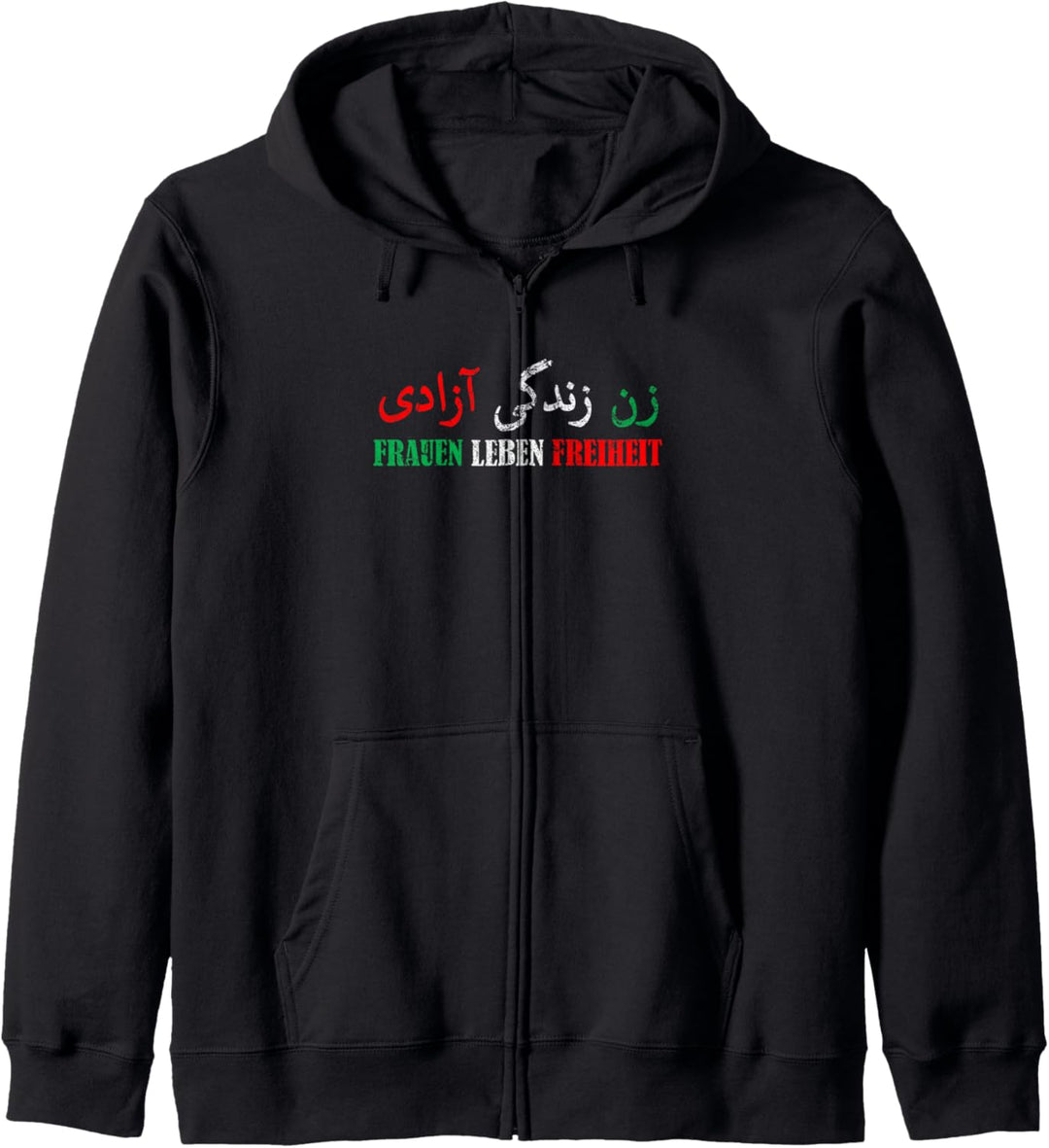 Zan Zendegi Azadi Persian Frauen Leben Freiheit Kapuzenjacke