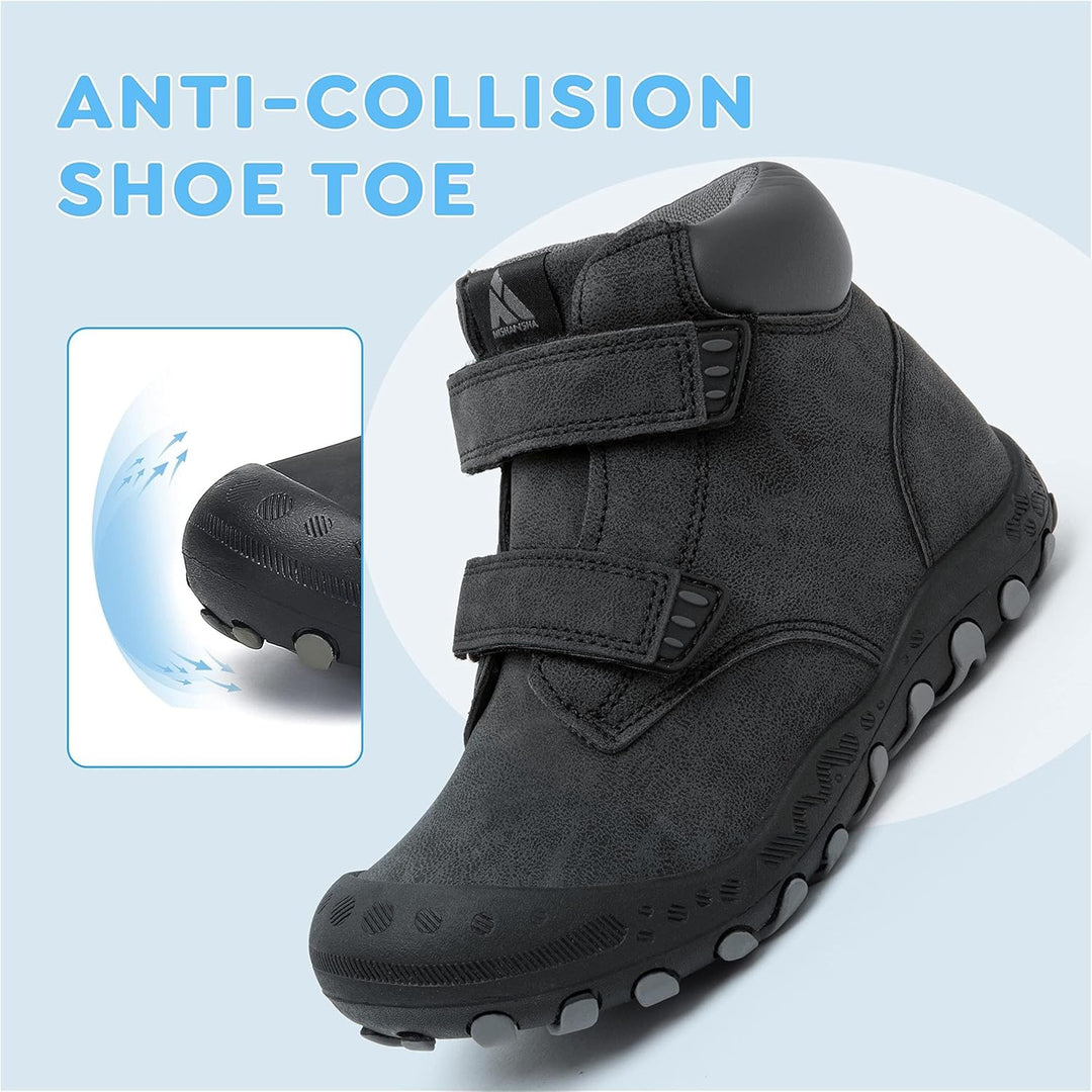 Mishansha Kinder Wanderschuhe rutschfest Leicht Trekking Wanderstiefel für Jungen Mädchen Gr.24-38 D