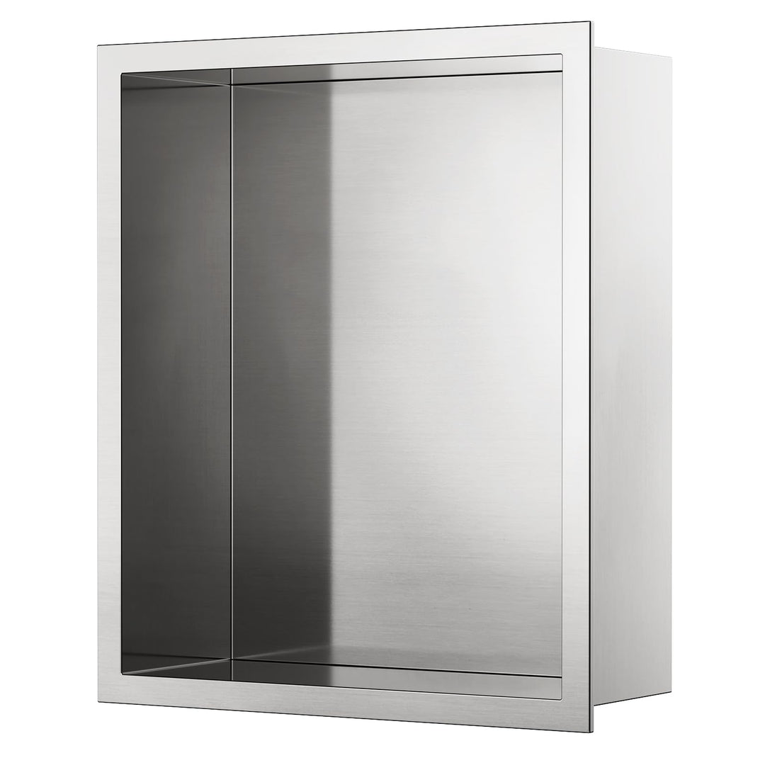 25x30 x10 cm Nano-Silber Wandnische Dusche Edelstahl Einzelregal Lagerung, Keine Fliesen Erforderlic