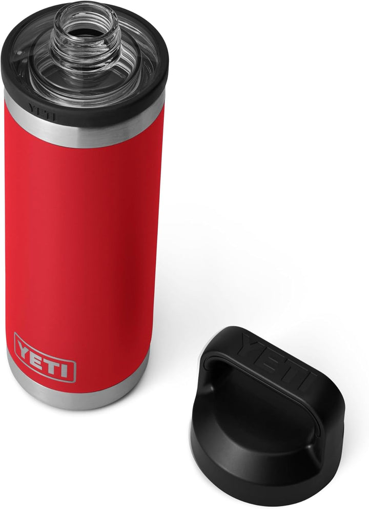 YETI Coolers Rambler 18oz Chug Isolierflasche, Rescue red Rot, Rot