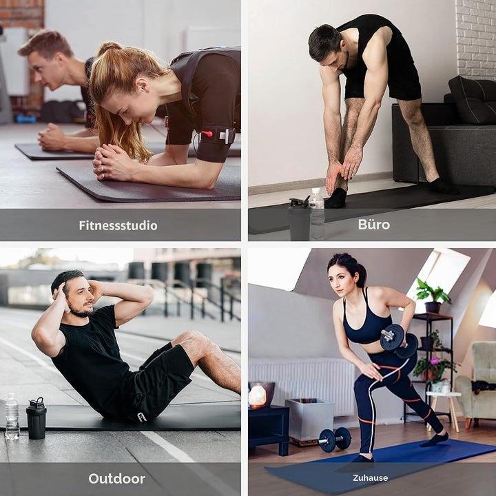 PROIRON Gymnastikmatte, Turnmatte für Zuhause mit Tragegurt Trainingsmatte Rutschfest, Yoga Matte Di