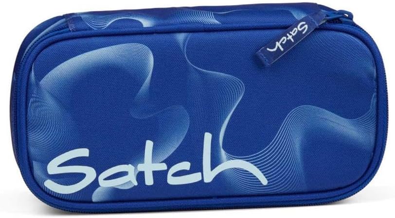 Satch pack Schulrucksack Set 2tlg. inkl. Schlamperbox (Vibrant Blue), Vibrant Blue