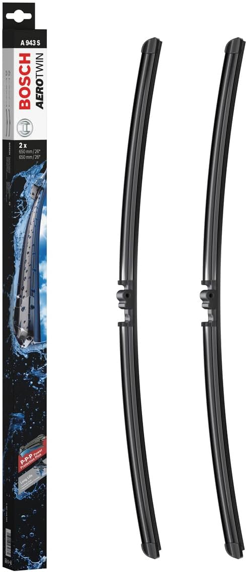 Bosch Scheibenwischer Aerotwin A943S, Länge: 650mm/650mm − Set für Frontscheibe - Nur für Rechtslenk