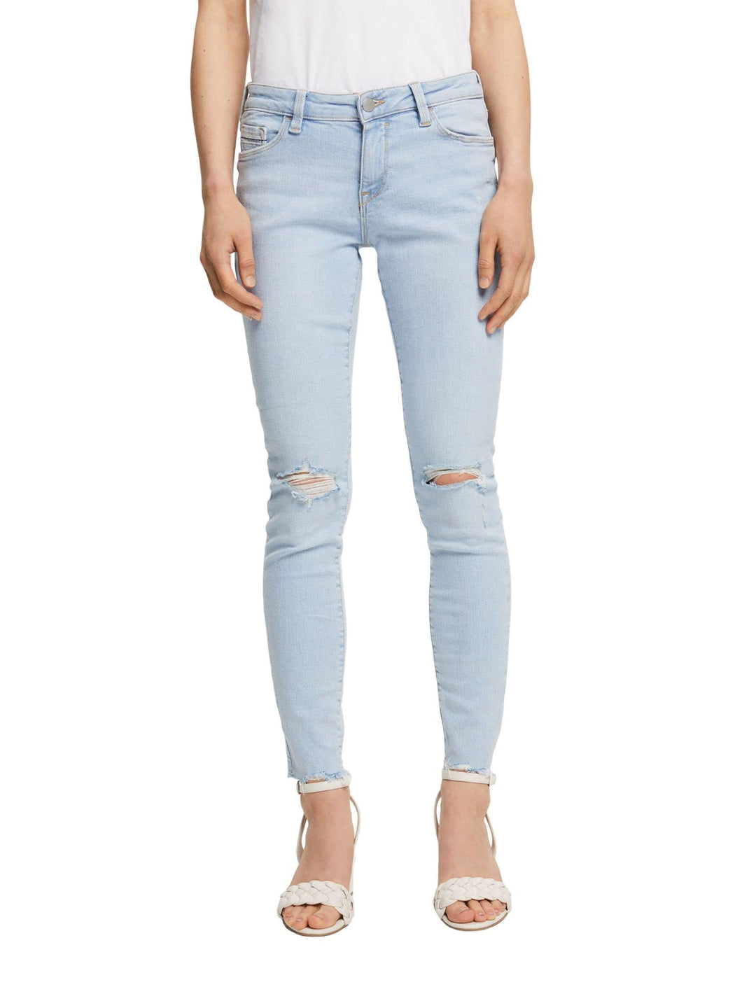 ESPRIT Damen Jeans 31W / 28L 904/Blue Bleached, 31W / 28L 904/Blue Bleached