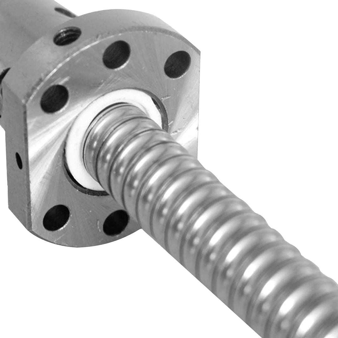 CNCYEAH SFU1204 Kugelumlaufspindel 500mm, Gewindespindel Edelstahl Rolled Ballscrew-spielfreie Balls