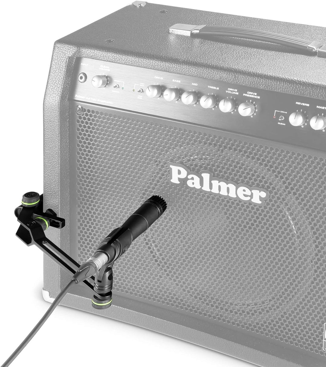Gravity MS CAB CL 01 Cab Clamp Mikrofonhalterung für Gitarrenboxen schwarz GMSCABCL01