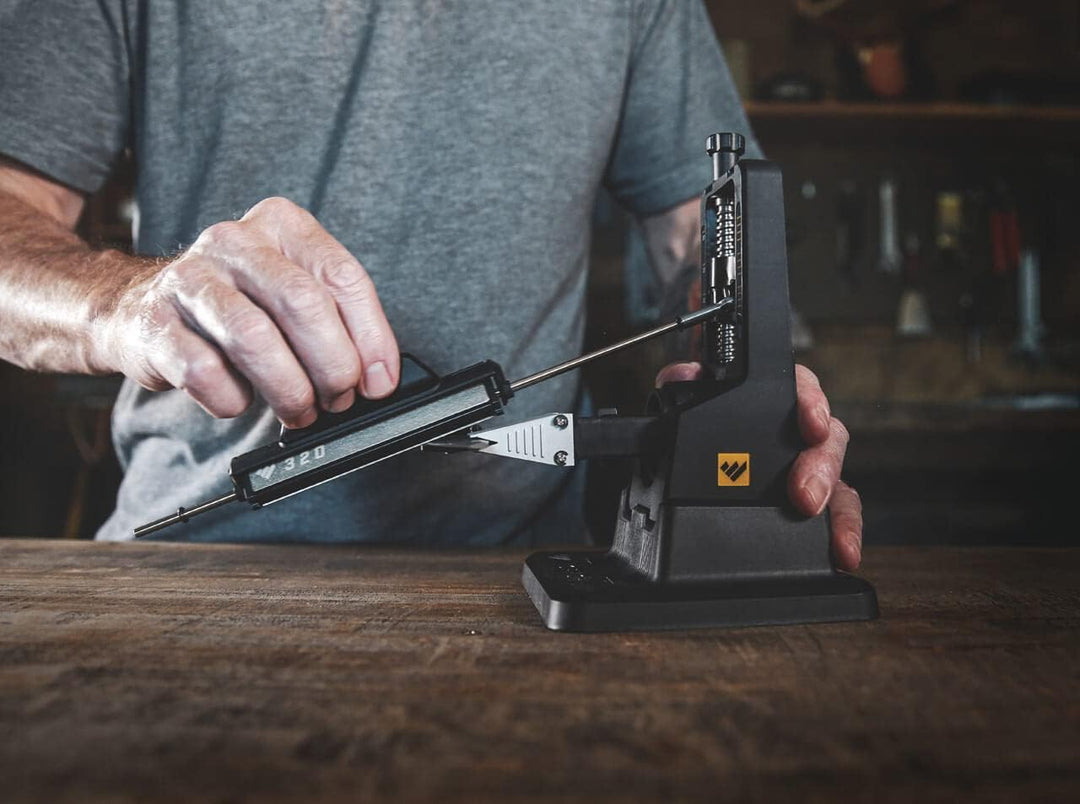 Work Sharp Schärfgerät Precision Adjust Knife Sharpener - manueller Messerschärfer mit einstellbarem