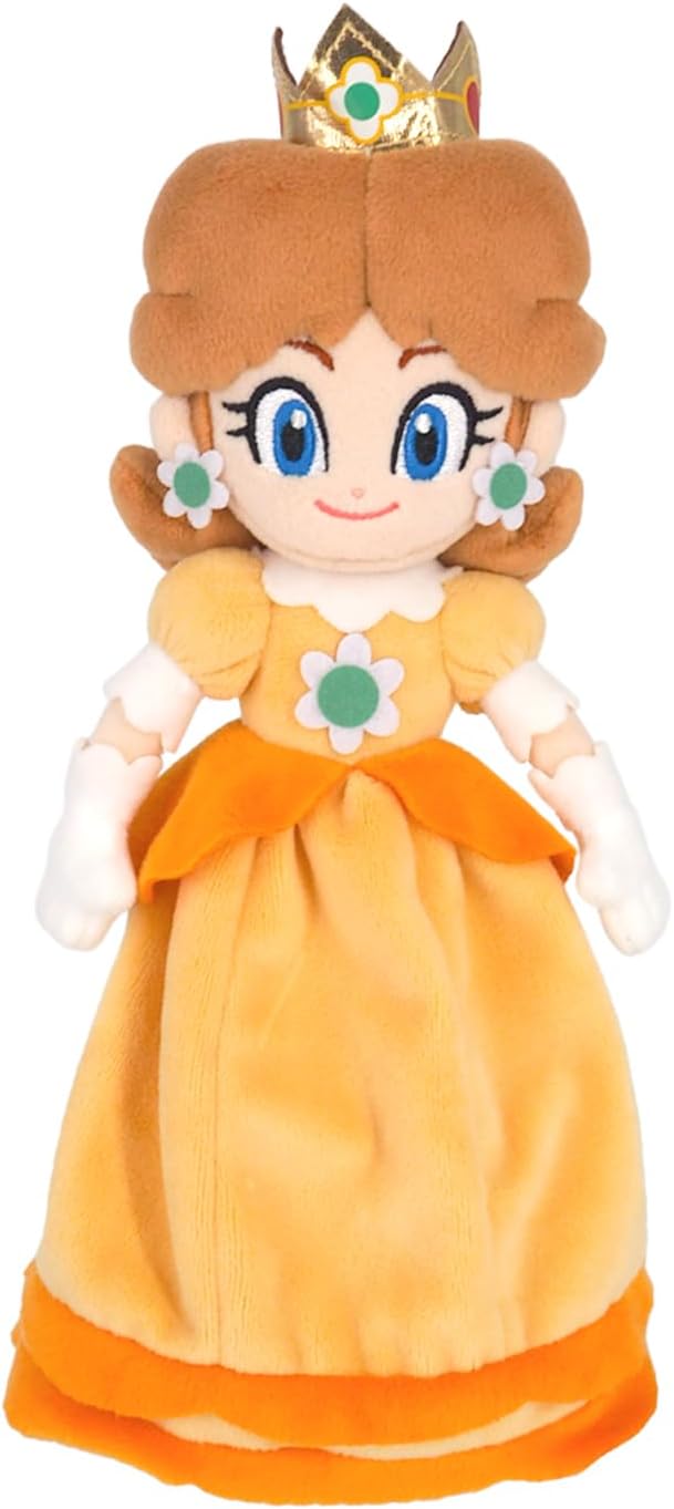 Sanei Super Mario All Star Collection Gänseblümchen-Plüsch, 24,1 cm, klein