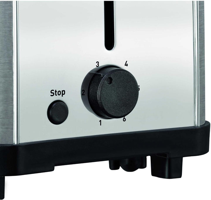 Tefal TT330D30 Toaster, 700 W, 2 Brotscheiben, Silber