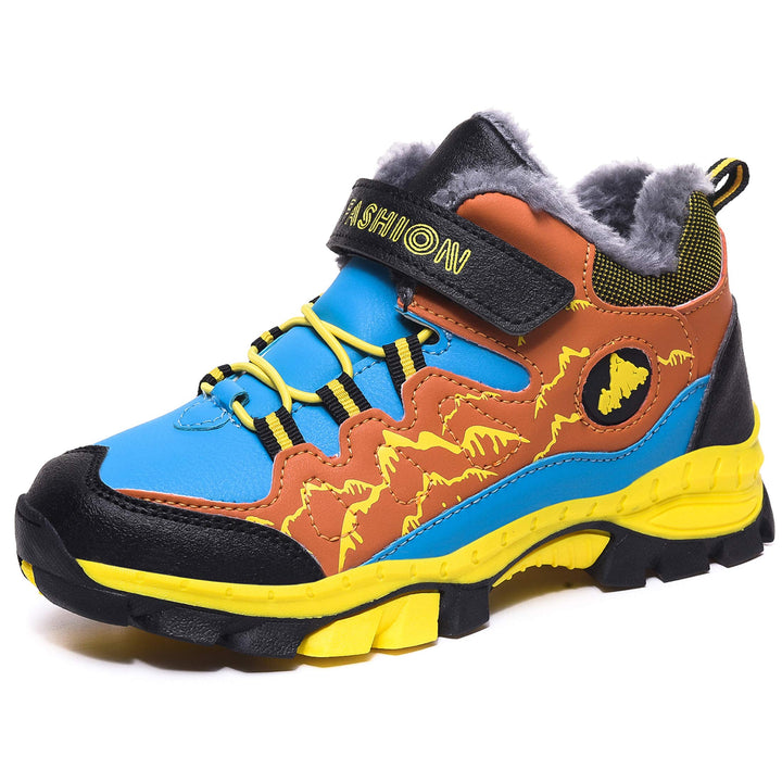 ZYLDK Kinder Winterschuhe Warm Gefütterte Winterboots Jungen Mädchen Trekkingschuhe Schneestiefel Ba