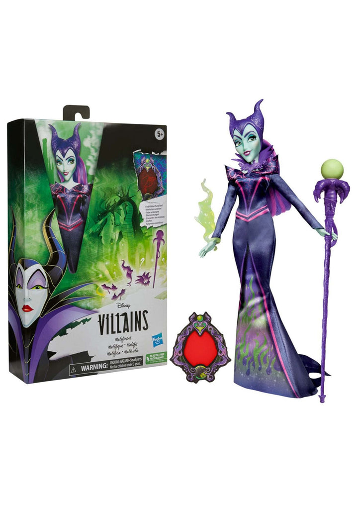 Disney Schurkin Malefiz Modepuppe, Accessoires und abnehmbare Kleidung, Disney Schurkinnen Spielzeug