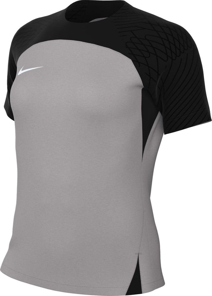 Nike Damen W Nk Df Strke Iii JSY Ss T-Shirt XS Pewter Grey/Black/Black/White, XS Pewter Grey/Black/B
