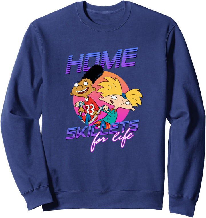 Hey Arnold! Bike Ride Home Skillets For Life Sweatshirt