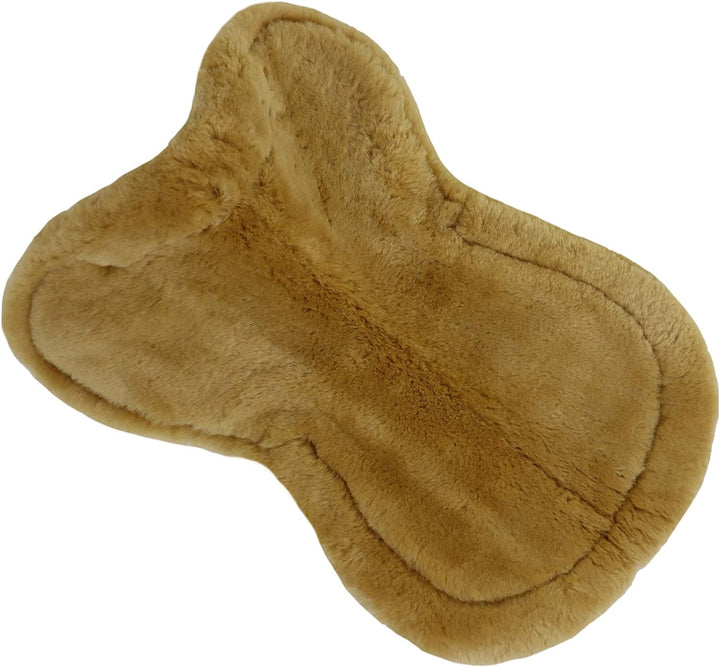 Engel Reitsport Lammfell Sattelkissen SAKIS2 mit Fellrand vorne und hinten camel-camel S, camel-came