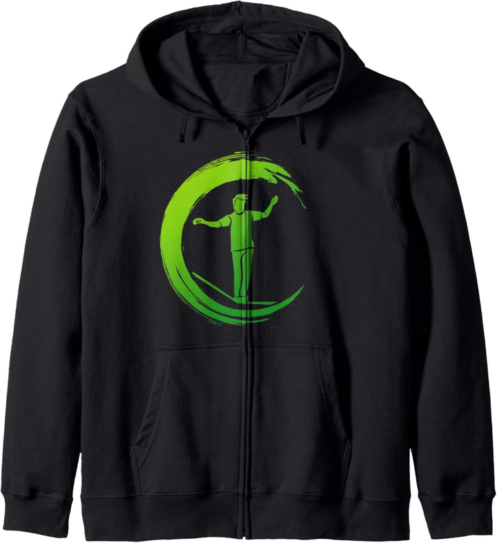Slackline Slacken Slacklining Kapuzenjacke