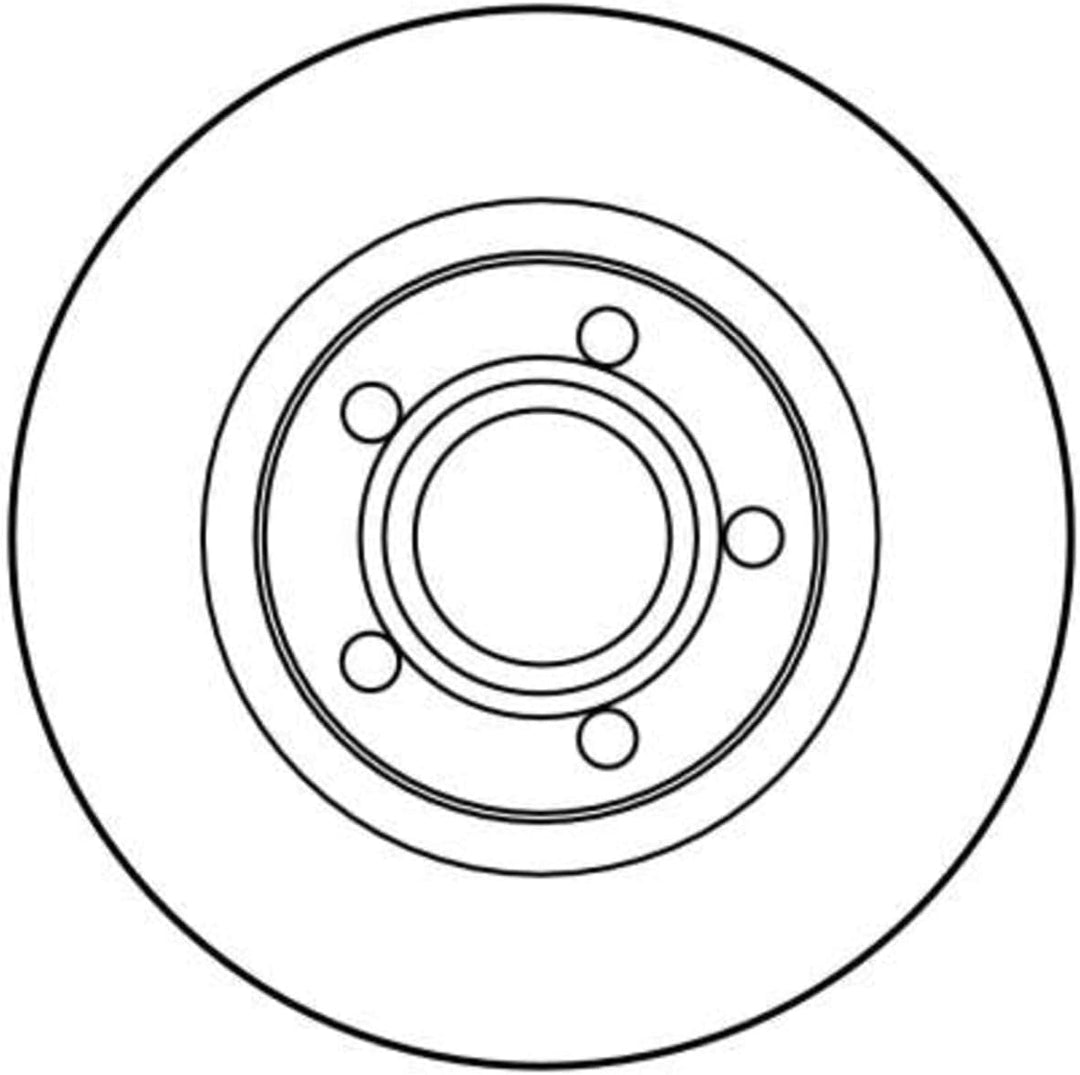 TRW Automotive AfterMarket DF2806 Bremsscheibe - (Paar)