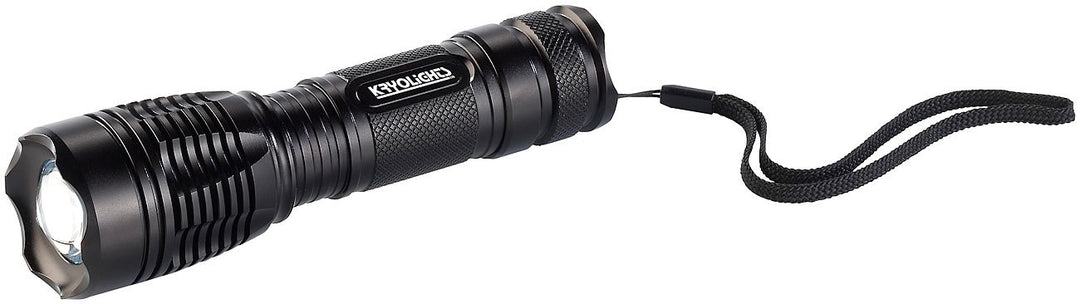 KryoLights aufladbare Taschenlampe: LED-Taschenlampe TRC-144.a mit Akku und Ladegerät, 1.000 lm, IP4
