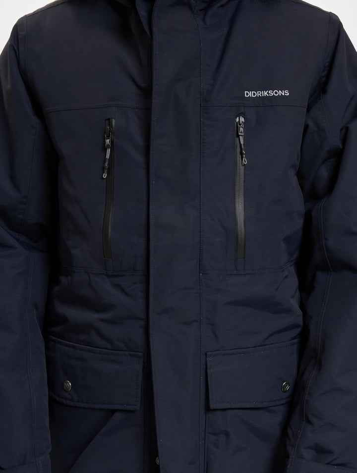Didriksons Herren Winterjacke FREDRIK PARKA Einheitsgrösse Dunkelblau, Einheitsgrösse Dunkelblau