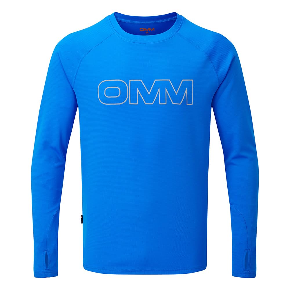 OMM Original Mountain Marathon Herren Bearing Langarmshirt S Blau, S Blau