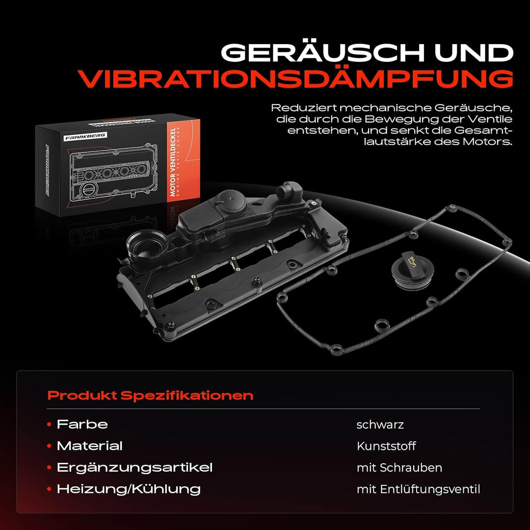 Ventildeckel Zylinderkopfhaube für A4 8K2 A4 Allroad 8KH A5 8T3 A6 4F2 A6 Avant 4F5 Q5 8RB Exeo 3R2