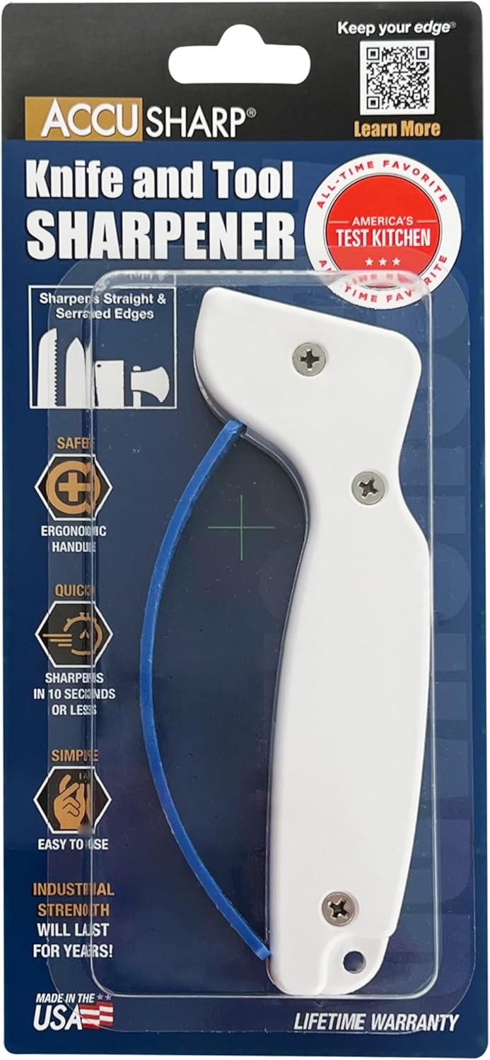 AccuSharp Messerschärfer, Blau/Weiss, ACCU-001W, Blau/Weiss