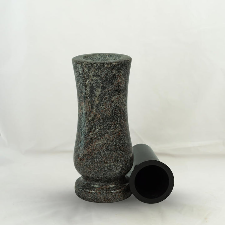 designgrab Taille-medium Grabvase aus Granit Himalaya