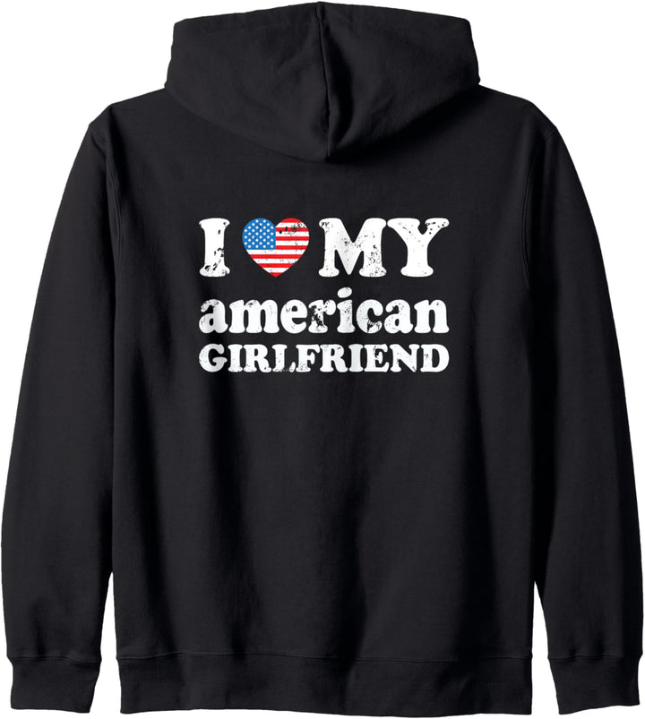 I love my american Girlfriend Kapuzenjacke