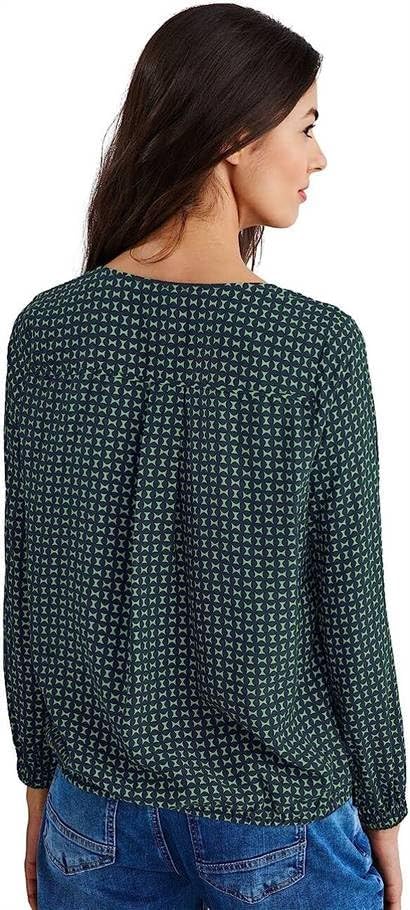 Street One Damen Blusenshirt 36 Light Brisk Green, 36 Light Brisk Green
