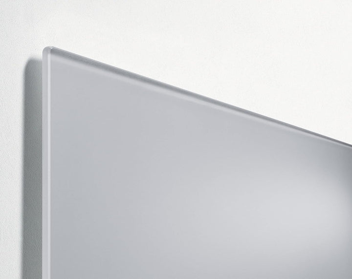 SIGEL GL516 Premium Glas-Magnettafel 60x40 cm, hellgrau: matt, nicht spiegelnd, TÜV geprüft, einfach