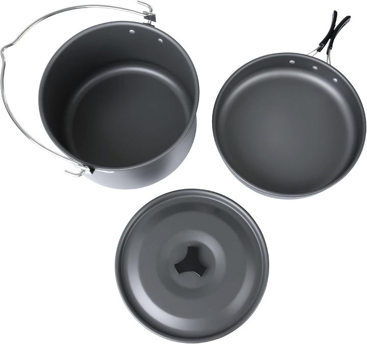 your GEAR Ranger Pot & Pan - Kochgeschirr mit Topf, Pfanne, Deckel - Erweiterungsset zum Ranger V Se