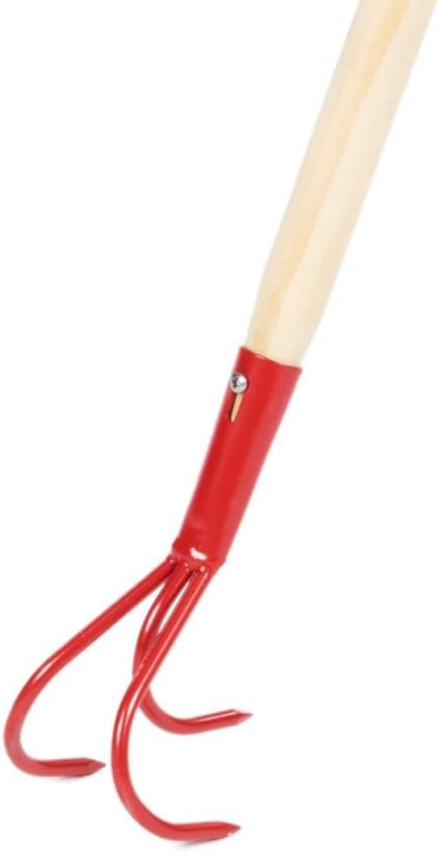 Rekord 300997 Kinder Gartengeräte Set 9-teilig Schaufel, Spaten, Rechen, Besen, Laubbesen, Grubber,