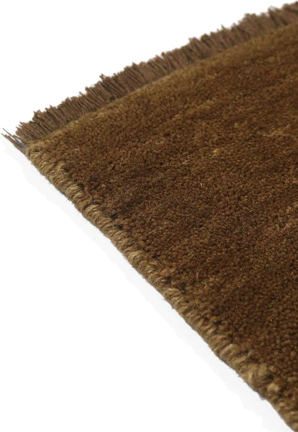 RugVista, Handloom Fringes, Teppich, Mittelflor, 80 x 200 cm, Läufer, Wolle, Flur, Schlafzimmer, Küc