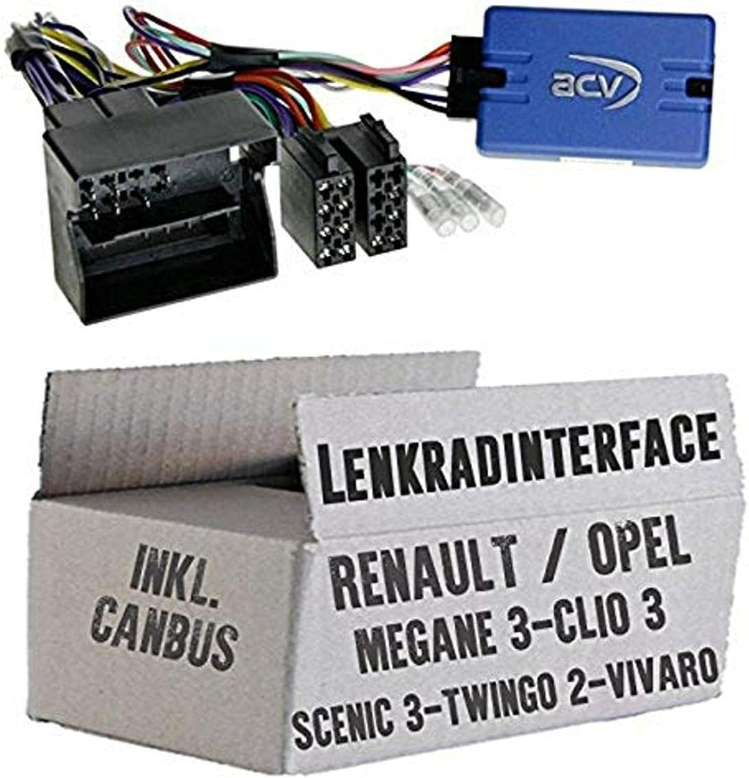 ACV 42SRN006+ML Lenkradfernbedienung Adapter Opel/Renault Verschiedene Modelle Mehrfarbig