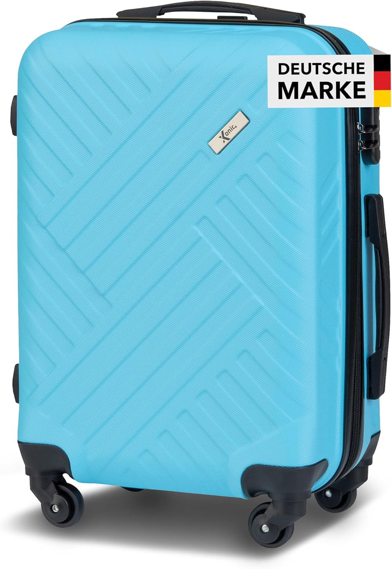 Xonic Design Boardcase Reisekoffer - Hartschalen-Koffer mit 360° Leichtlauf-Rollen - hochwertiger Ka