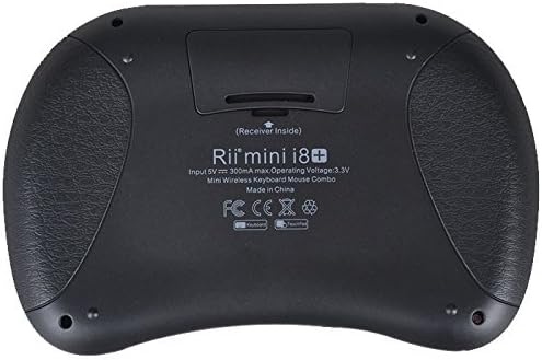 Rii Mini i8+ Bluetooth (italienisches Layout) - Mini-Tastatur mit Hintergrundbeleuchtung mit Touchpa