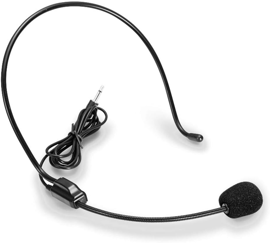 SHIDU Flexibles Kabelmikrofon 3,5-mm-Audiostecker für den Sprachverstärker M800 M100 S40 und andere