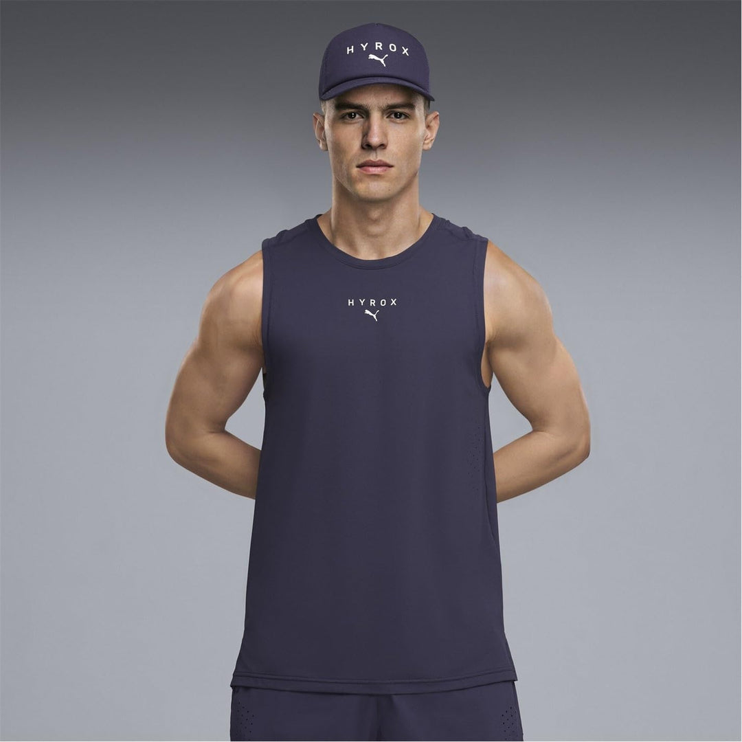PUMA M PUMA X HYROX DRYELITE TRAINING TANK 528516 Sport Herren XXL Deep Plum, XXL Deep Plum