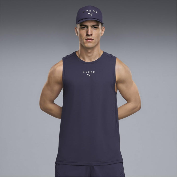 PUMA M PUMA X HYROX DRYELITE TRAINING TANK 528516 Sport Herren XXL Deep Plum, XXL Deep Plum