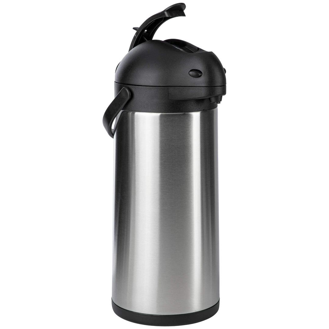 ONVAYA® Airpot Pumpkanne | Isolierkanne | Thermoskanne | Getränkespender | Edelstahl mattiert | Kaff