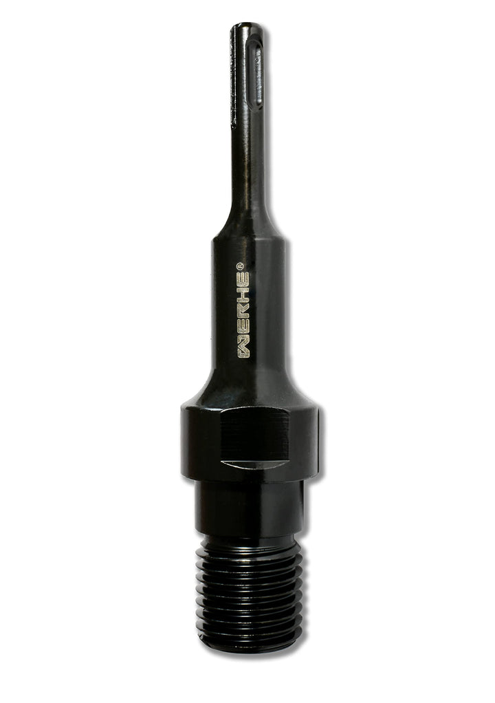 WERHE® Adapter für Diamantbohrkrone Kernbohrkrone Kernbohrer - 1 1/4" zoll UNC auf SDS Plus - Zusätz