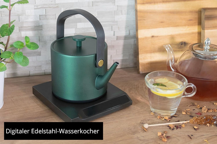Unold 18217 Blitzkocher Jade, Wasserkocher, 1.000 W, 0,6L – 360° drehbar, mit Warmhaltefunktion, 7 w