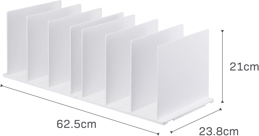 YAMAZAKI 4956 SMART Taschen-Organizer (2er-Set), weiss, ABS-Harz, minimalistisch, 31.8 x 24 x 21 cm,