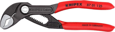 KNIPEX Cobra® Mini-Wasserpumpenzange, 125 mm, Muttern bis 27 mm, Rohre bis 30 mm, Feinverstellung pe