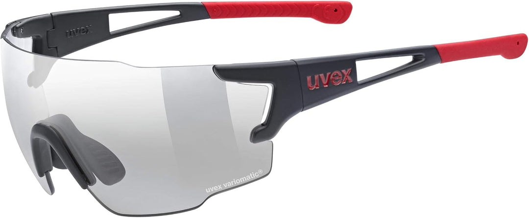 Uvex Unisex – Erwachsene Sportstyle 804 V Sportbrille black mat red/smoke Einheitsgrösse Single, bla