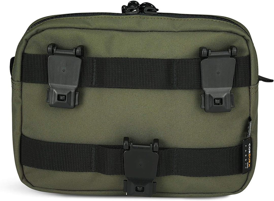 OGIO Alpha Convoy Eco-Codura MOD Organizer-Tasche mit sicheren YKK-Clips und Reissverschluss, Olivgr
