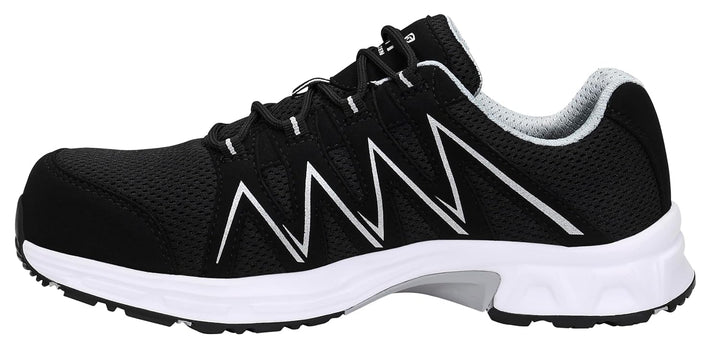 JORI Sicherheitsschuhe jo_Speedy Black-Silver Low ESD S1P, Herren, Textil, Kunststoffkappe (Leichter