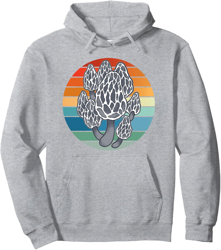 Pilze Sonnenuntergang Morels Mykophile Meme Pullover Hoodie