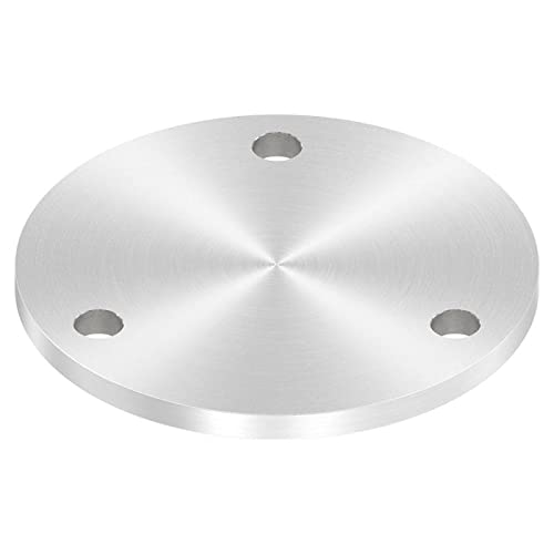 Ronde ø 140mm, Stärke 8mm, mit drei ø 13mm Bohrungen, einseitig geschliffen, mit Rundschliff